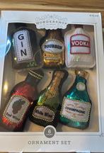 Kerst ornamenten glitter pailleten drank leuk in doos, Ophalen of Verzenden, Zo goed als nieuw