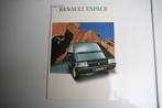 Folder Renault Espace + prijslijst (06-1989) (67), Nieuw, Ophalen of Verzenden, Renault
