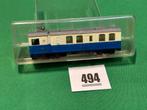 494 Egger-Bahn Railbus Blauw/Creme in Doos, Overige merken, Gebruikt, Ophalen of Verzenden, Gelijkstroom