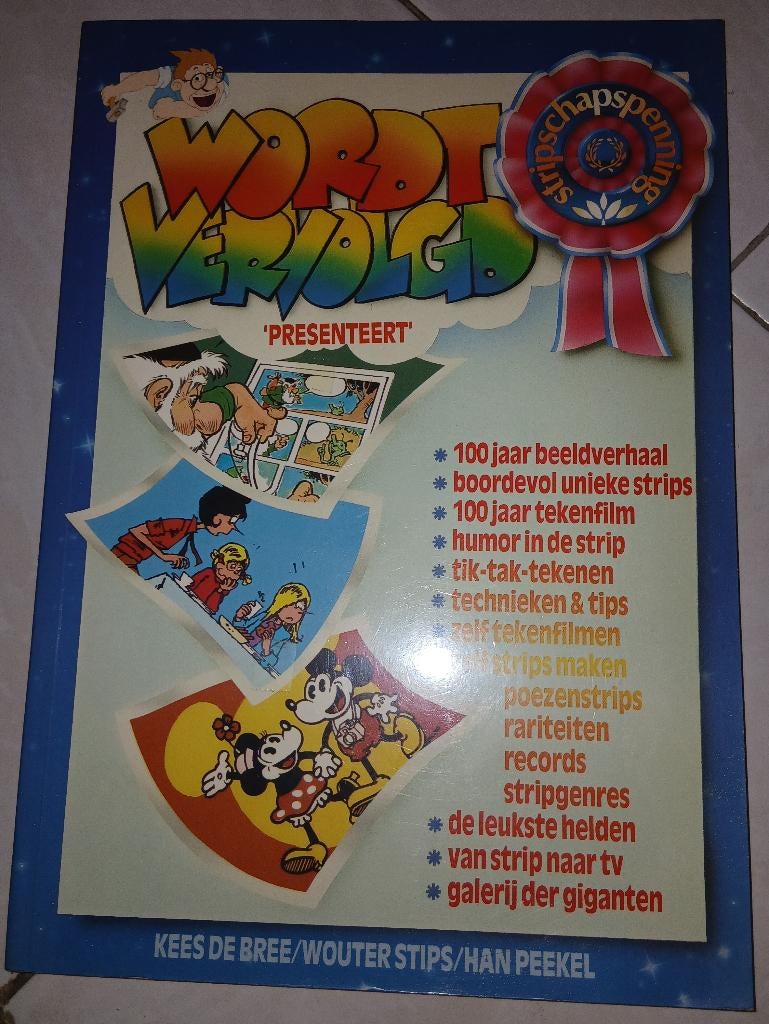 wordt vervolgd presenteert, Ophalen, Diverse, Eén stripboek, Nieuw