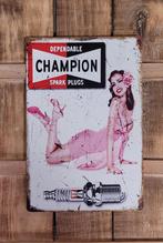 Campion bougies old look pinup reclamebord van metaal deco, Verzamelen, Reclamebord, Info@deconoord.nl, Deco Noord, Nieuw