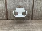 Design kuipstoel Lyon - wit/chroom - 100+ stuks - NIEUW!!!, Ophalen of Verzenden, Nieuw, Wit, Metaal