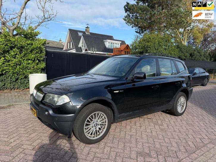BMW X3 2.5i Executive beige leder clima, Auto's, BMW, Bedrijf, Te koop, X3, 4x4, ABS, Airbags, Airconditioning, Alarm, Boordcomputer
