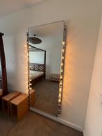Large Wall Mirror with 30 Lamps – 225 x 125 cm, Huis en Inrichting, Ophalen, Gebruikt, 200 cm of meer, 125 cm of meer