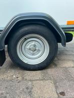 12 inch aanhanger banden + reservewiel 145 80 R12, Auto diversen, Aanhangwagen-onderdelen, Ophalen, Zo goed als nieuw