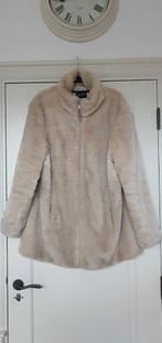 Outewear fluffy teddy jas maat 46 zgan, Ophalen of Verzenden, Zo goed als nieuw, Maat 46/48 (XL) of groter, Beige