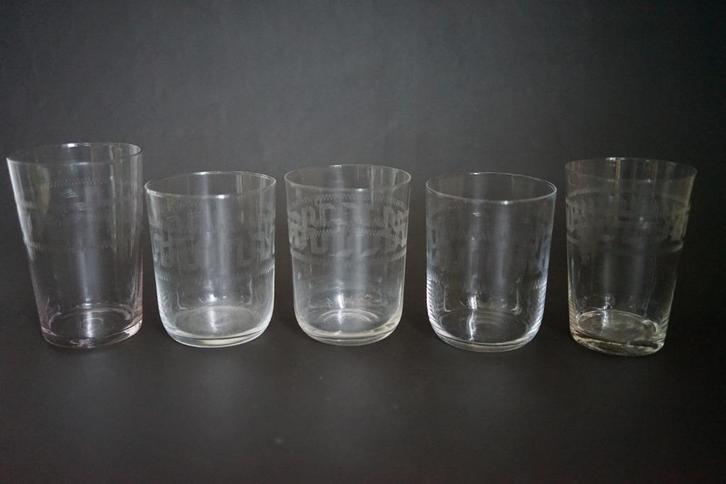 antiek glas geëtst guilloche 47 Leerdam grec griekse sleutel, Antiek en Kunst, Antiek | Glas en Kristal, Ophalen of Verzenden