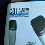 Condensator Microfoon Samson +Shockmount+popfilter+xlr kabel, Verzenden, Zo goed als nieuw, Studiomicrofoon