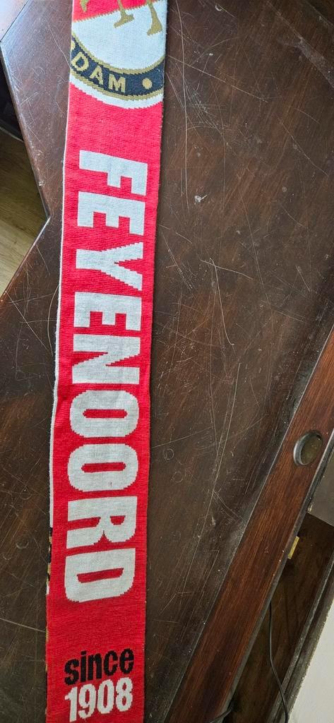 Feyenoord Sjaal - Rood/Wit, Sport en Fitness, Voetbal, Gebruikt, Clubaccessoires, Ophalen of Verzenden