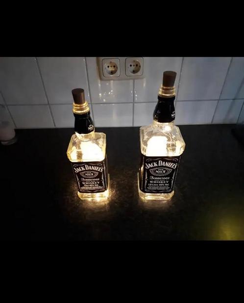 Jack Daniels Lampen, Huis en Inrichting, Lampen | Tafellampen, Nieuw, Minder dan 50 cm, Glas, Ophalen of Verzenden
