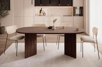 Eettafel Philipa ovaal - donkerbruin (NADUVI) beschikbaar voor biedingen