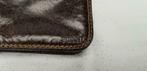 FOSSIL  clutch polstasje organizer bruin leder (nr F210), Ophalen of Verzenden, -, -, -