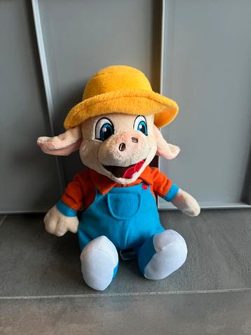 Toverland Morrel Knuffelvarken met Hoed beschikbaar voor biedingen