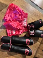 Kickboks set - Handschoenen, scheenbeschermers, broekje, Ophalen, Overige, Maat XL, Vechtsportbescherming