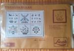 vintage lanarte zeldzaam merklap compleet borduurpakket, Hobby en Vrije tijd, Borduren en Borduurmachines, Verzenden, Nieuw, Handborduren