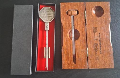 2 x een wijn thermometer in doosje. Vintage. wijnthermometer, Antiek en Kunst, Antiek | Gereedschap en Instrumenten, Verzenden