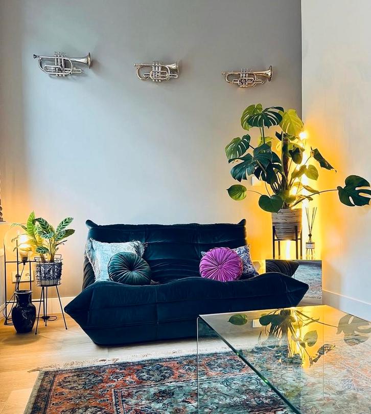 Tweezits Ligne Roset Togo in Kvadrat Harald 792, Huis en Inrichting, Banken | Sofa's en Chaises Longues, Zo goed als nieuw, Tweepersoons