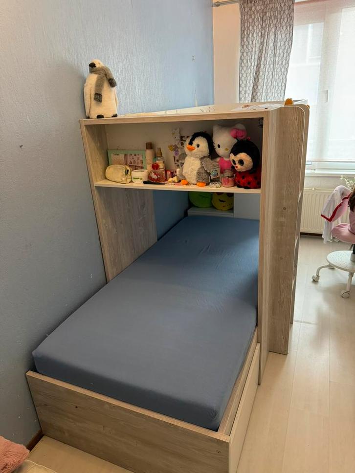 Maxim Multifunctioneel Stapelbed, 90*200, Wit, Kinderen en Baby's, Kinderkamer | Stapelbedden en Hoogslapers, Zo goed als nieuw