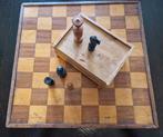 adv. 01 vintage Regency schaakspel + oud, houten schaakbord, Hobby en Vrije tijd, Gezelschapsspellen | Bordspellen, Ophalen of Verzenden