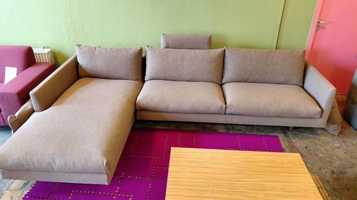 Montis Axel hoekbank | Refurbished | Licht bruin macchiato, Huis en Inrichting, Banken | Bankstellen, Zo goed als nieuw, Hoekbank