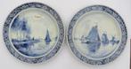 2 Porceleyne Fles Delft borden uit 1906., Ophalen of Verzenden
