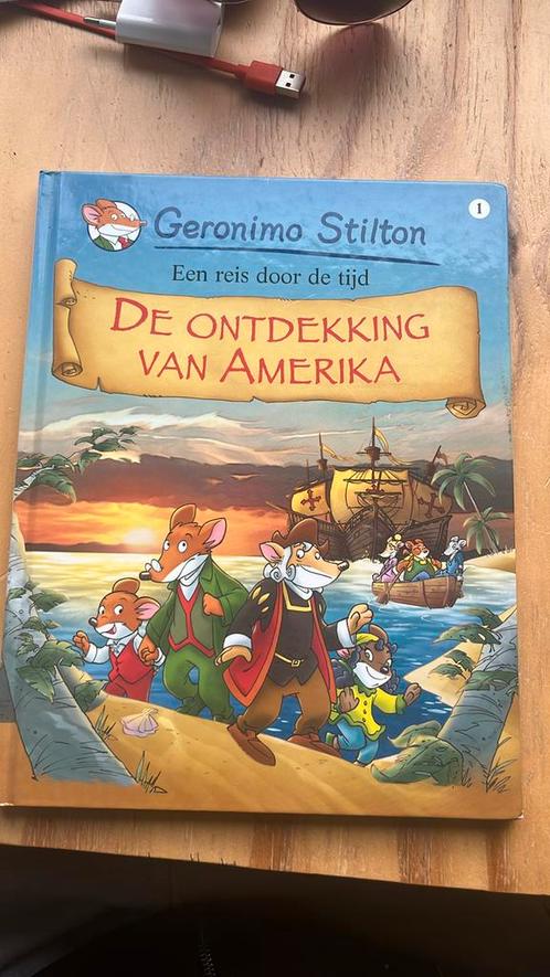 Geronimo Stilton - 1 De ontdekking van Amerika, Boeken, Stripboeken, Zo goed als nieuw, Eén stripboek, Verzenden