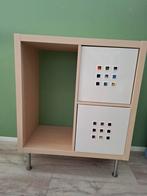 Kallax kast met 2 kleine en 1 groot vak, Zo goed als nieuw, 25 tot 50 cm, Overige houtsoorten, 50 tot 100 cm
