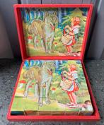 Oude brocante Blokkenpuzzel, Antiek en Kunst, Ophalen of Verzenden