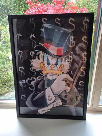 Dagobert Duck Print - Nieuw, 50x70cm beschikbaar voor biedingen