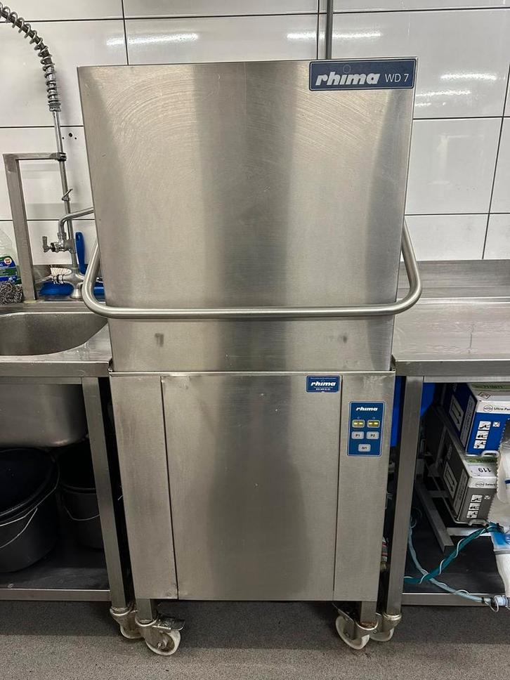 Rhima WD7 Doorschuif Vaatwasser, Zakelijke goederen, Horeca | Keukenapparatuur, Wassen en Drogen, Gebruikt, Ophalen of Verzenden