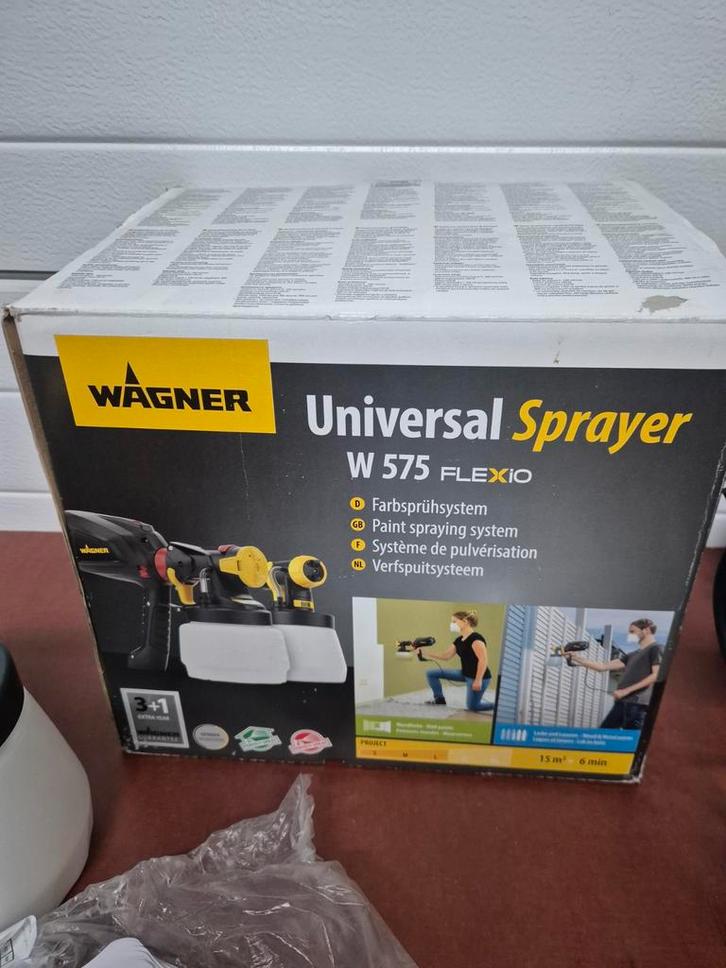 Wagner w575 flexio verfspuit, Doe-het-zelf en Verbouw, Schildersmaterialen, Gebruikt, Verfspuit of Verfpomp, Ophalen of Verzenden