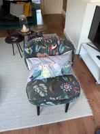 Sissy boy fauteuil / accentstoel met botanische print, Ophalen, Zo goed als nieuw, 75 tot 100 cm, 50 tot 75 cm