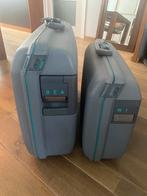 Twee samsonite koffers, Gebruikt, Hard kunststof, Slot, 45 tot 55 cm