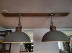 Beton hanglampen voor eettafel groot 2x, Huis en Inrichting, Lampen | Hanglampen, Modern, Zo goed als nieuw, Ophalen, 75 cm of meer