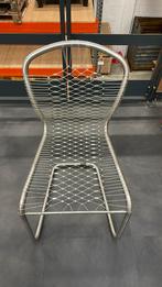 RVS design stoel met X-tend, Overige materialen, Vijf, Zes of meer stoelen, Grijs, Zo goed als nieuw