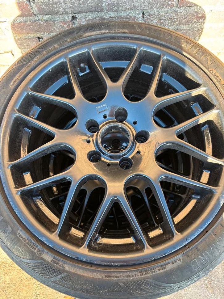 18 Inch Banden en Velgen Set - 225/45 bmw 3 serie f11, Auto-onderdelen, Banden en Velgen, Banden en Velgen, Zomerbanden, 18 inch