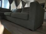 Hoekbank, lounge, groen (katoen, canvas look) 45€, Ophalen, 250 tot 300 cm, Gebruikt, 100 tot 125 cm