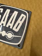 Saab emaille bordje, Reclamebord, I, Nieuw, Ophalen of Verzenden