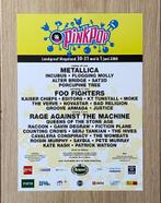 Pinkpop 2008 Flyer Metallica Foo Fighters Rage Against The M, Verzamelen, Verzenden, Zo goed als nieuw, Foto of Kaart