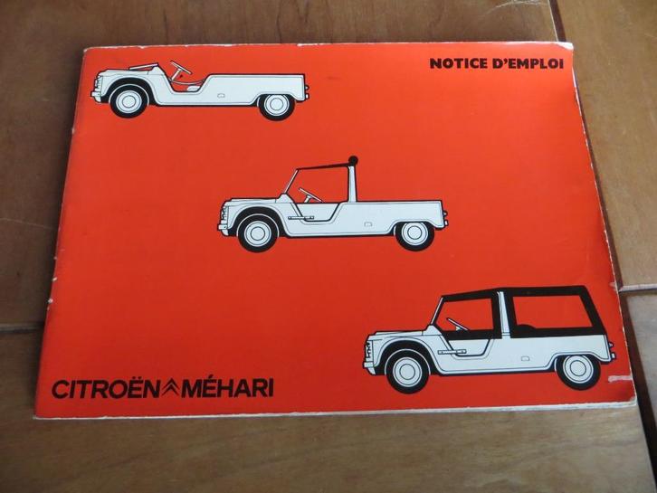 Zeldzaam instructieboek Citroen Mehari 1982, Franse tekst, Auto diversen, Handleidingen en Instructieboekjes, Ophalen of Verzenden