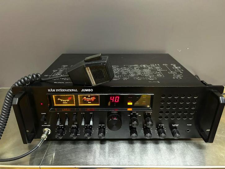 Ham International Jumbo  27mc, Telecommunicatie, Zenders en Ontvangers, Gebruikt, Zender en Ontvanger, Ophalen