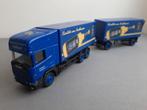 Scania 124 L420 vrachtauto met aanhanger, Overige merken, Ophalen of Verzenden, Bus of Vrachtwagen, Zo goed als nieuw