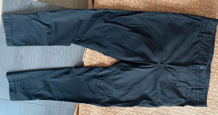 European Culture, zwarte broek, maat 30, Kleding | Dames, Broeken en Pantalons, Zo goed als nieuw, Maat 38/40 (M), Zwart, Lang