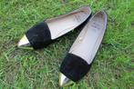 Pointed flat shoes, Zwart, Overige typen, Ophalen of Verzenden, Gedragen
