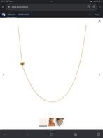 Anna Nina Ruby heart necklace 14k goud Gezocht!, Nieuw, Goud, Goud, Met edelsteen