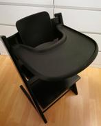 COMPLETE Stokke tripp trapp kinderstoel ZWART triptrap trip, Kinderen en Baby's, Kinderstoelen, Ophalen, Zo goed als nieuw, Meegroeistoel