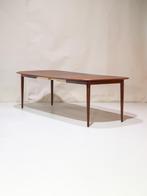Ovale eettafel uitschuifbaar palissander Deens vintage, Ophalen, 100 tot 150 cm, -, -