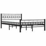 Bedframe zwart staal - 120 x 200 cm, Ophalen of Verzenden, Zwart, Metaal