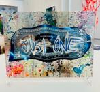 karl lagasse one dollar just one BLUE, Antiek en Kunst, Kunst | Schilderijen | Modern, Ophalen of Verzenden