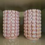 2 hartjesvazen van Intratuin, Huis en Inrichting, Overige kleuren, Ophalen of Verzenden, Minder dan 50 cm, Glas